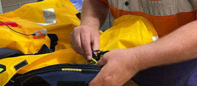 PFD Testing & Lifejacket Servicing