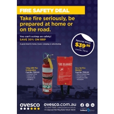 Fire Combo #1 1kg Extinguisher + Blanket