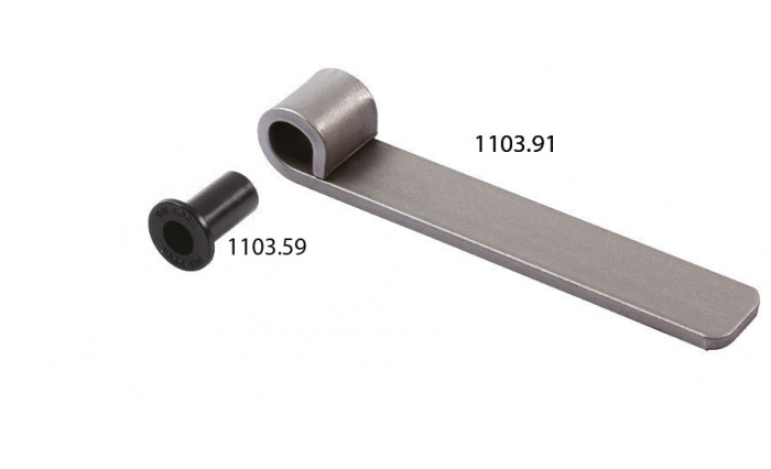 H73340BK 340mm Sideboard Hinge Black