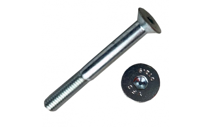 M10 x 80 Countersunk Socket Screw 12.9 ZP