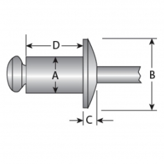 1/4'' Steel Body / Steel Mandrel