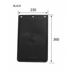 230 x 350mm Drop Black Mudflap