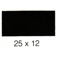 25 x 13mm  Sponge Rubber Strip