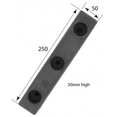250mm x 50mm x 50mm Bump Rubber