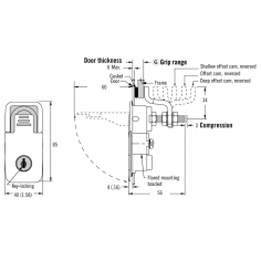 62 Compression Latch