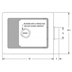 64 Push-To-Close Latch