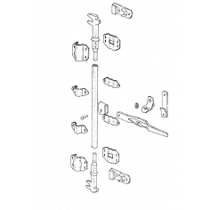 Camlock Kit Zinc Plated Steel
