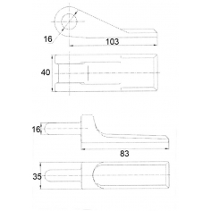 Heavy Duty Hinge and Pin