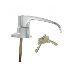 L Handle Chrome Heavy Duty