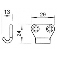 Occo 202 S/Steel  Hook Plate