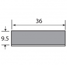 PVC Adhesive Sponge 36 x 9.5mm (7 MTR)