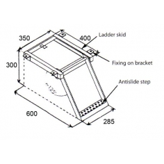 Pull Out Ladder 1 Step ZP Steel