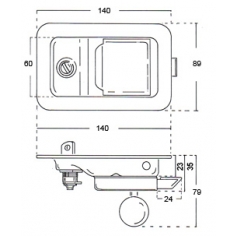 Recessed Lever Lock 215