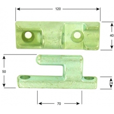 Removable Sideboard Hinge