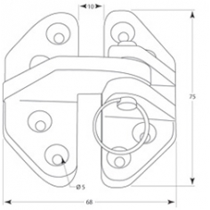 Stainless Steel Hinge 230