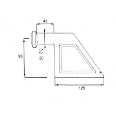 Tipper Tail Gate Pivot 20mm