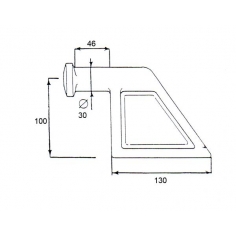 Tipper Tail Gate Pivot 30mm