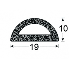 Trim-lok Self Adhesive Rubber