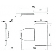 Unilock Maxi Keeper 180° Straight
