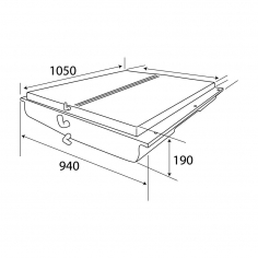 WATER TANK 125 LTR BLACK PLASTIC