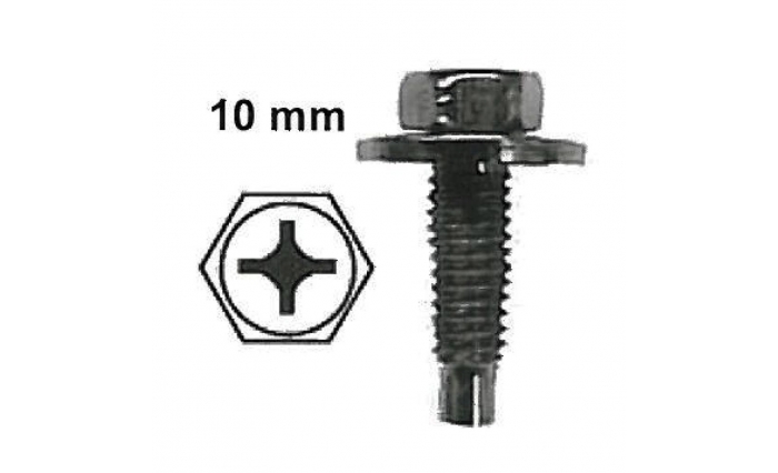 Hex Cross Bolt with Washer Black